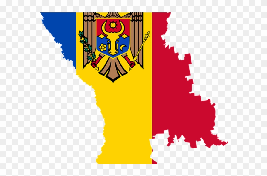 Moldova And The European Union - Moldova Flag Country Clipart
