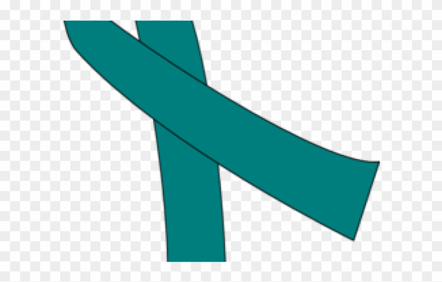 Teal Clipart Teal Ribbon - Png Download