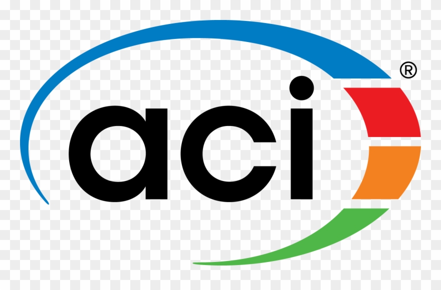 Aci Logo [american Concrete Institute] - American Concrete Institute Png Logo Clipart