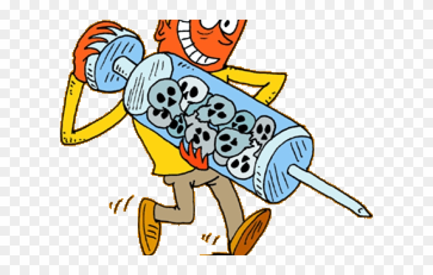 Drugs Clipart Addicted - Drug Addict Art Transparent - Png Download