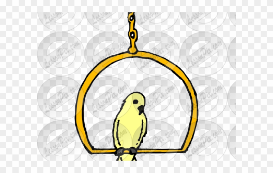 Parakeet Clipart Perch - Parakeet - Png Download
