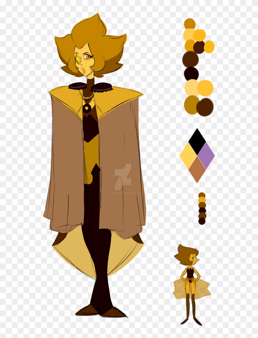 Golden Diamond And Golden Pearl By Katourd - Cartoon Clipart