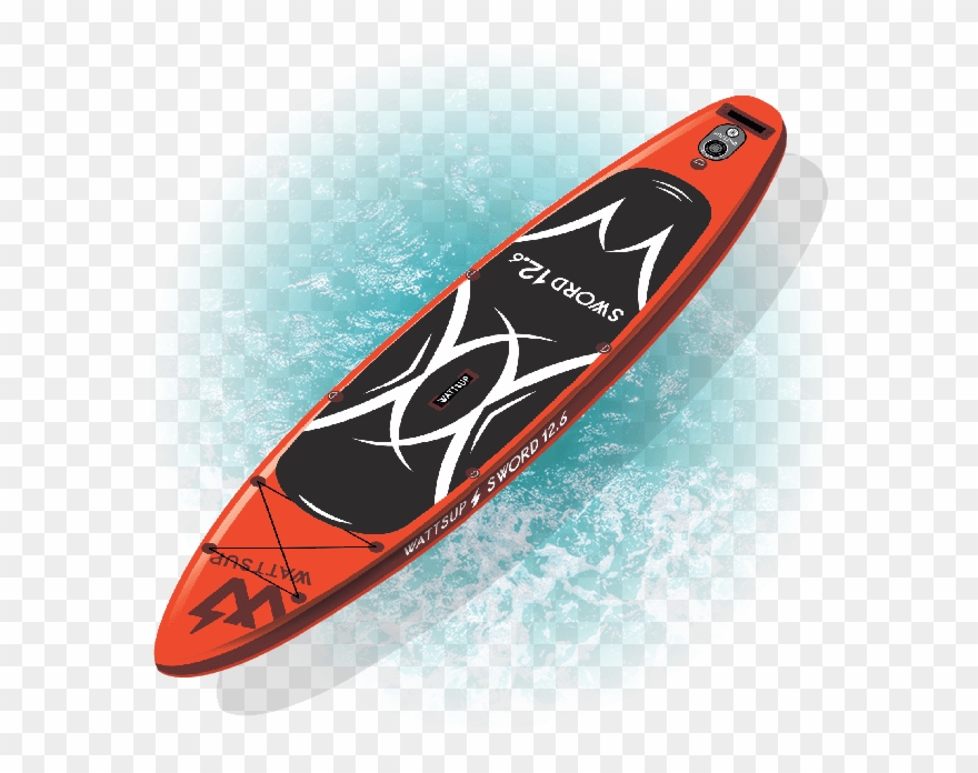 Schema Planche Guppy - Surfboard Clipart