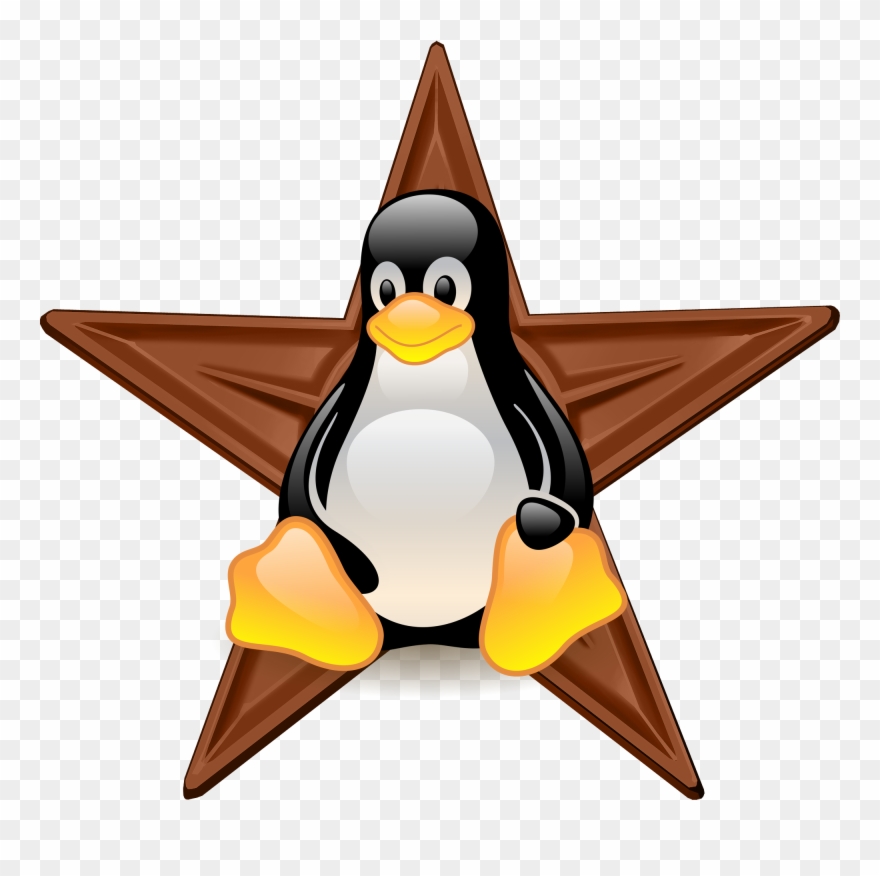 Linux Barnstar Hires - Tax Linux Clipart