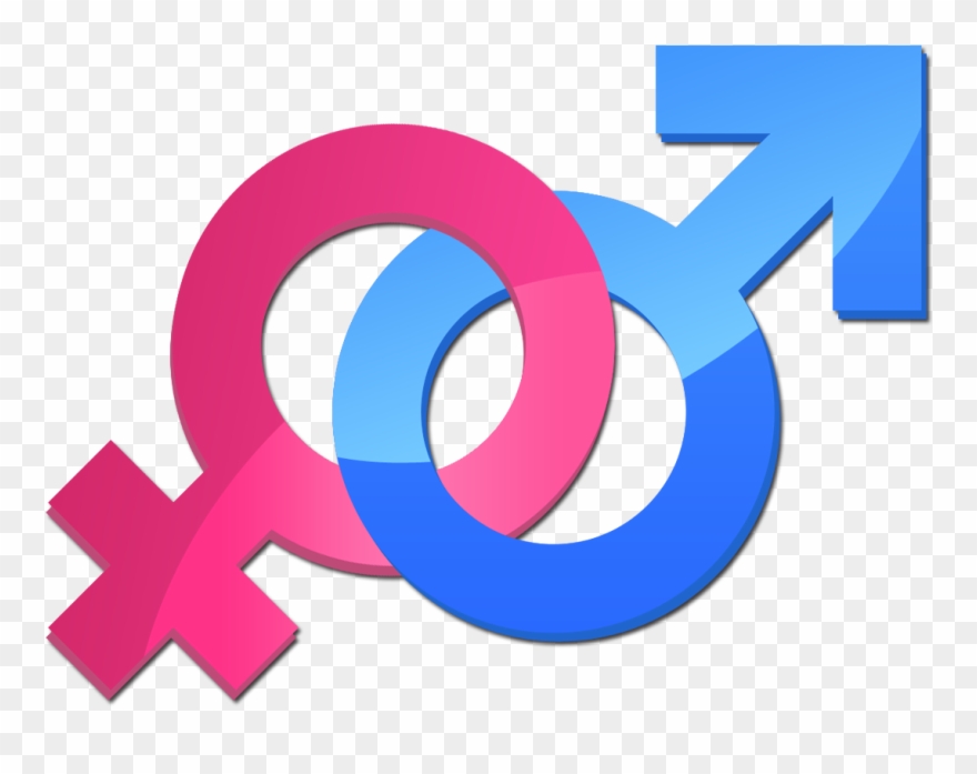 Parity Gender Symbol Male Icon Free Hd Image Clipart - Masculine And Feminine Logo - Png Download