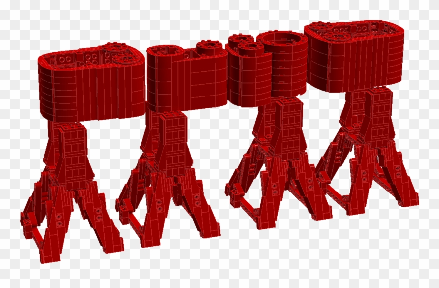 Rms Titanic Tripple Expansion Engine Supports Revised - Coquelicot Clipart