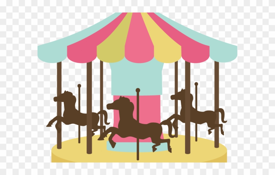 Carousel Clipart Fairground Ride - Carousel Clipart Png Transparent Png
