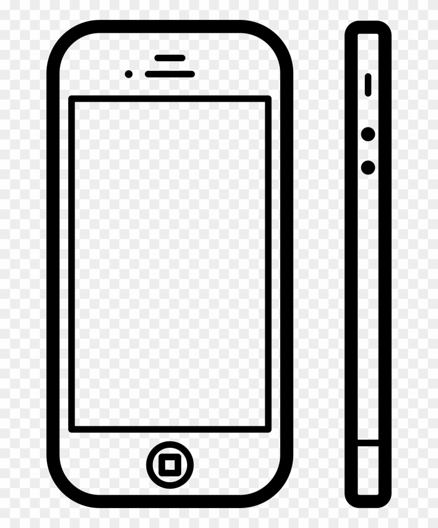 694 X 980 2 0 - Iphone Side View Icon Clipart