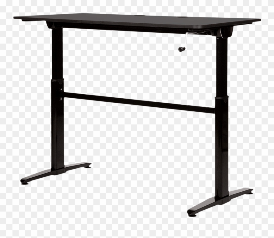 Stand Up Desk Black Clipart