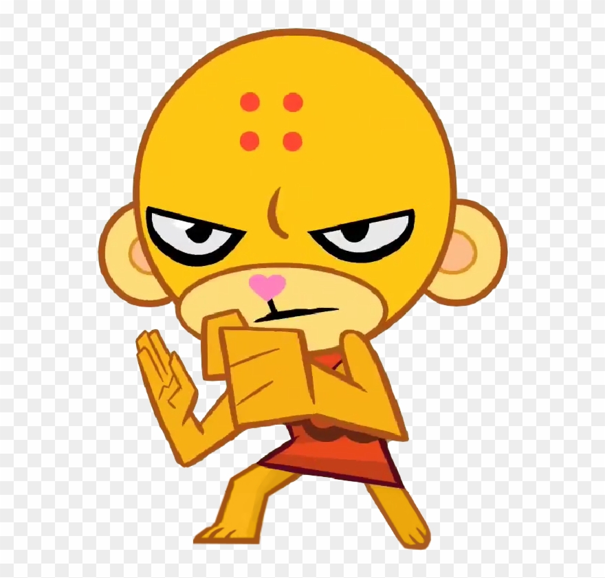 Buddhist Monkey - Happy Tree Friends Buddhist Monkey Clipart
