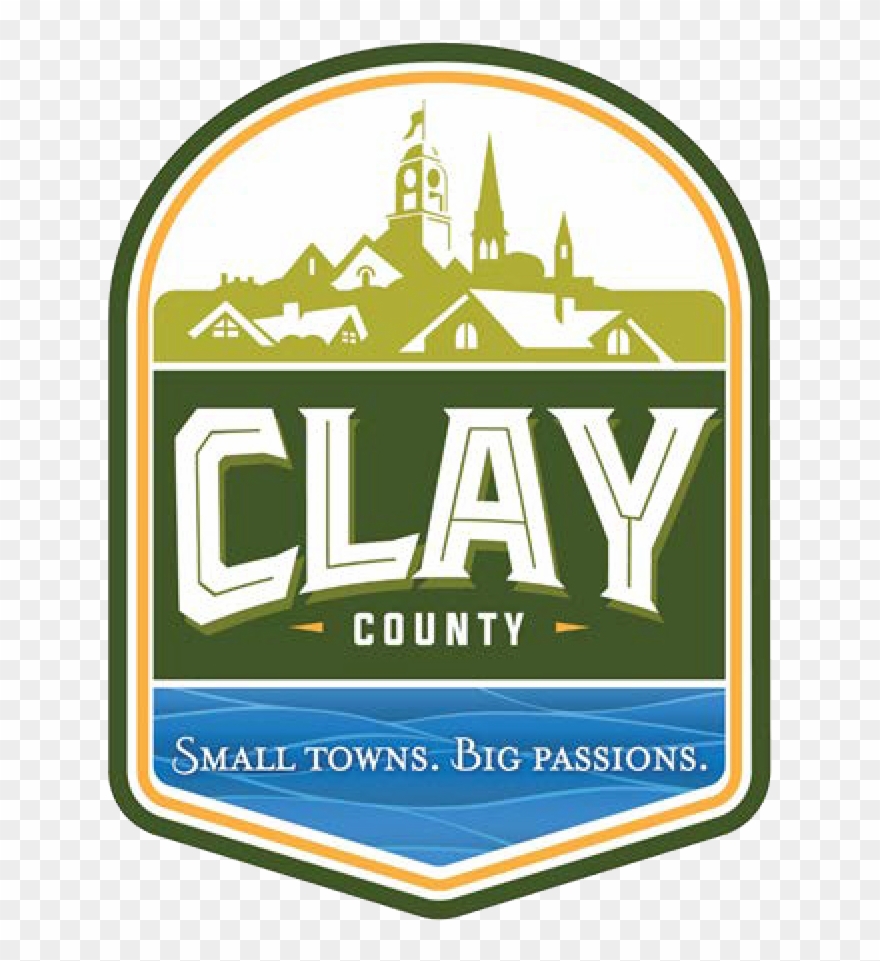 Produced In Partnership With - Clay County Florida Logo Clipart