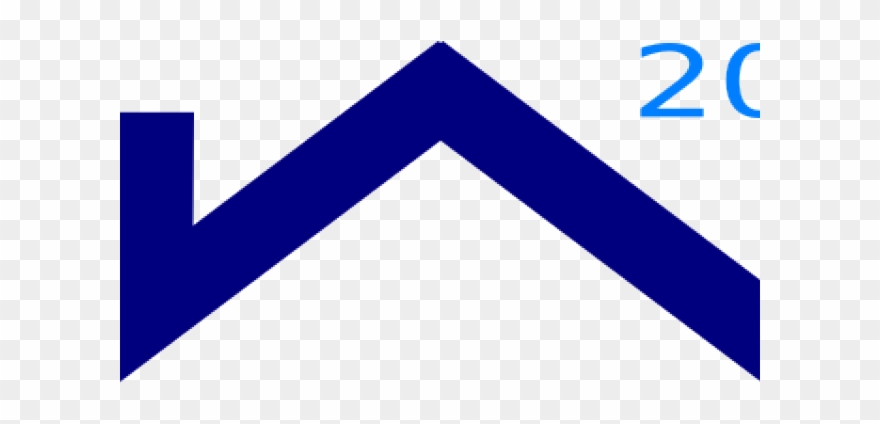 Roof Clipart Blue Roof - Sign - Png Download