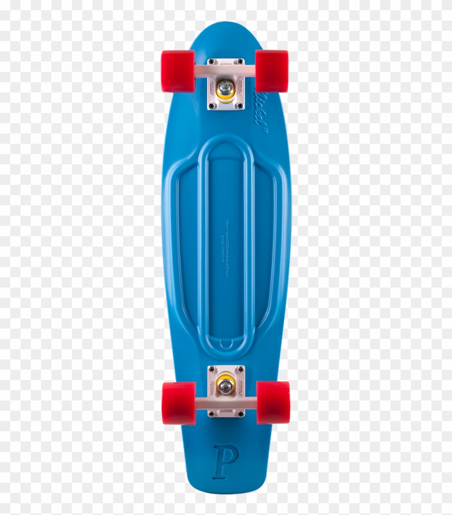 Transparent Penny Boards - Penny Board Blau Rot Clipart