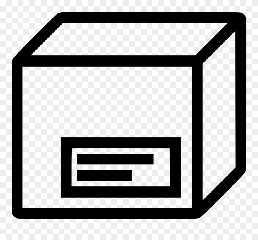 Png File Svg - Cube Clipart Black And White Transparent Png