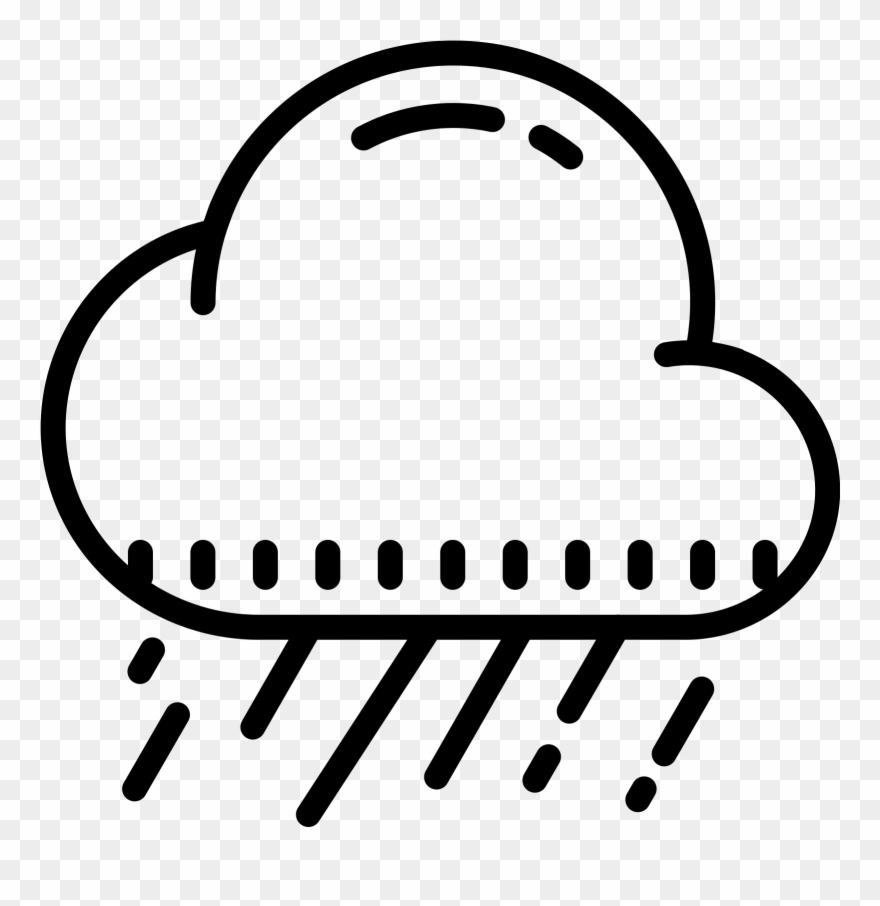 Rain Icon - Iconos De Clima Png Clipart