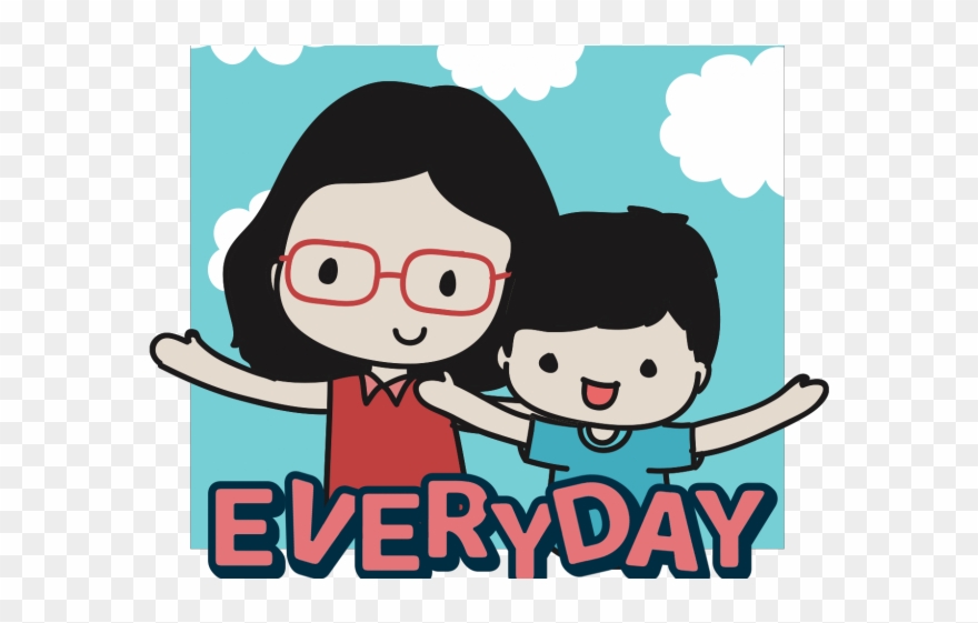 Selfie Clipart Groupfie - Cartoon - Png Download