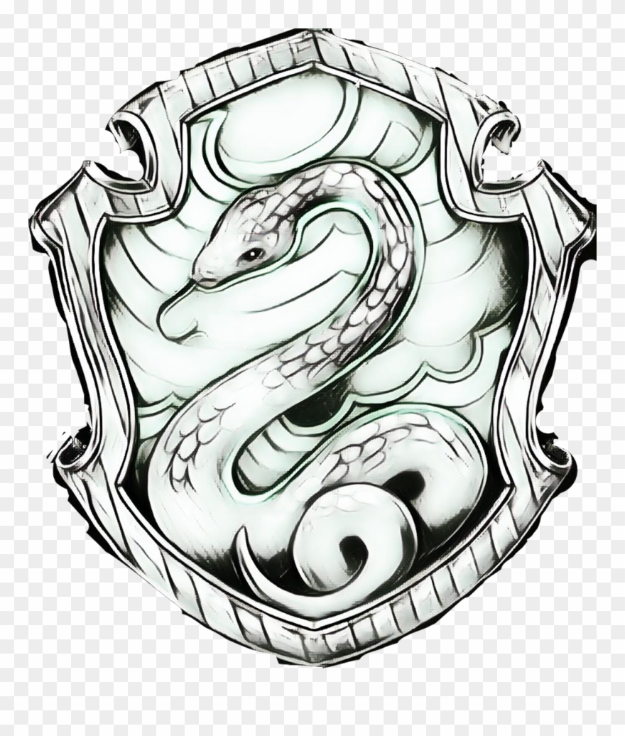 Slytherin Sticker - Illustration Clipart