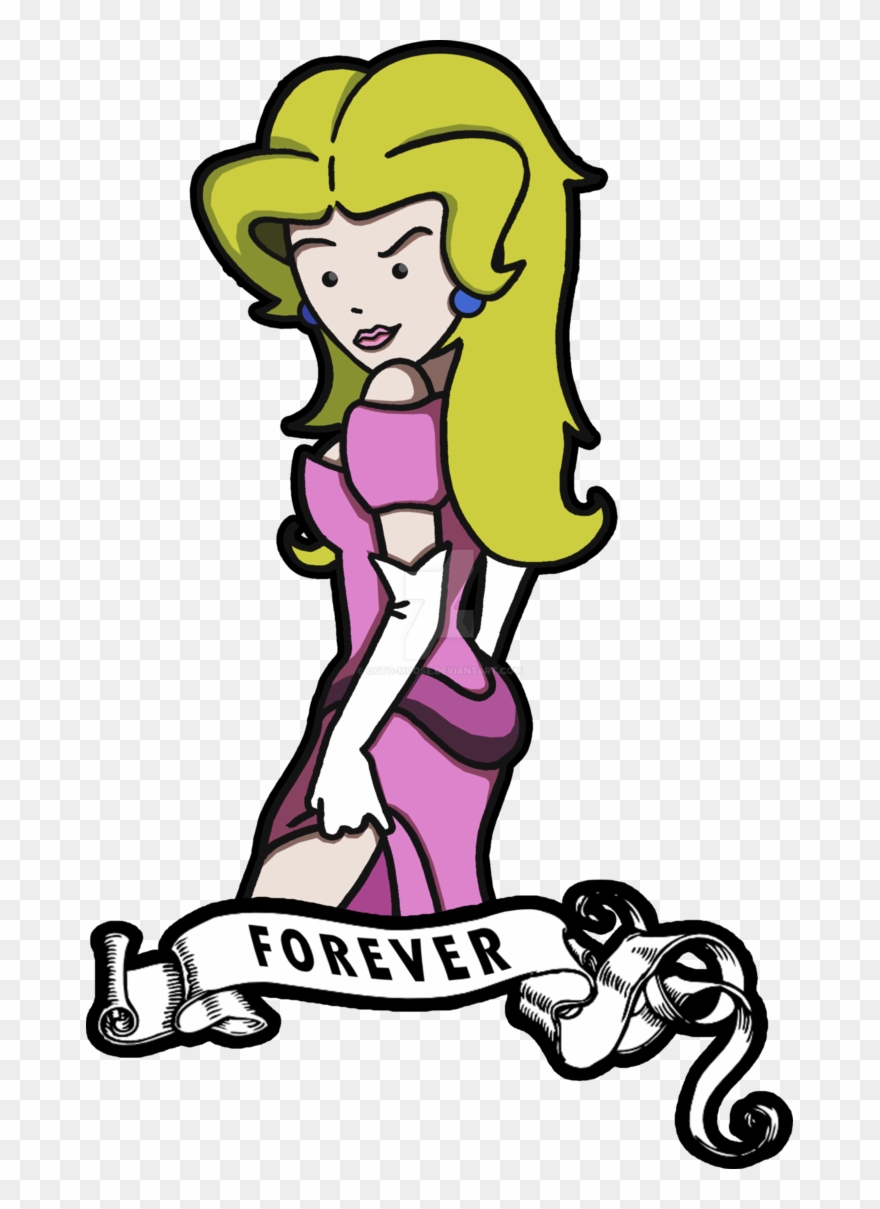 Princess Toadstool Tattoo By Octo-moose Clipart