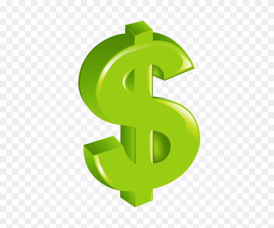 Download Green Dollar Transparent Image - Dollar Signs No Background
