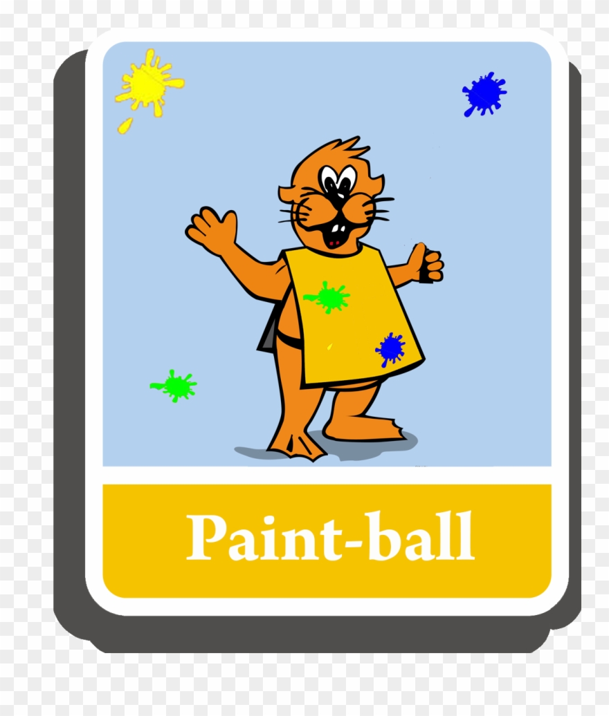 Paintball - Cartoon Clipart