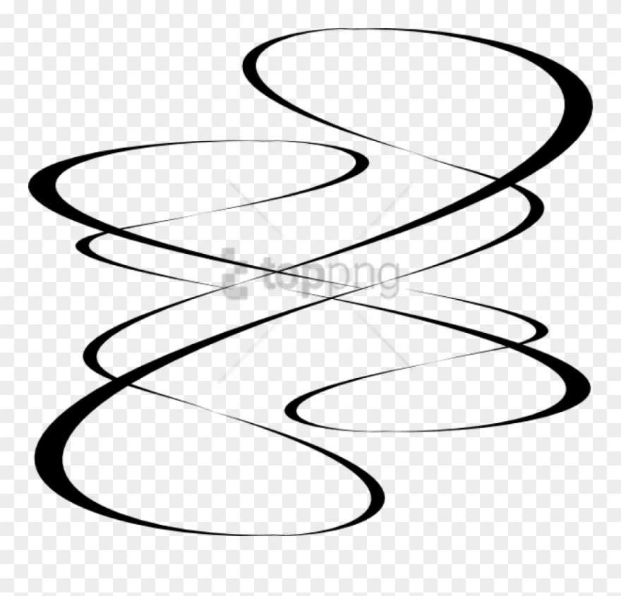 Free Png Curved Line Design Png Png Image With Transparent - Smoke Swirl Clip Art
