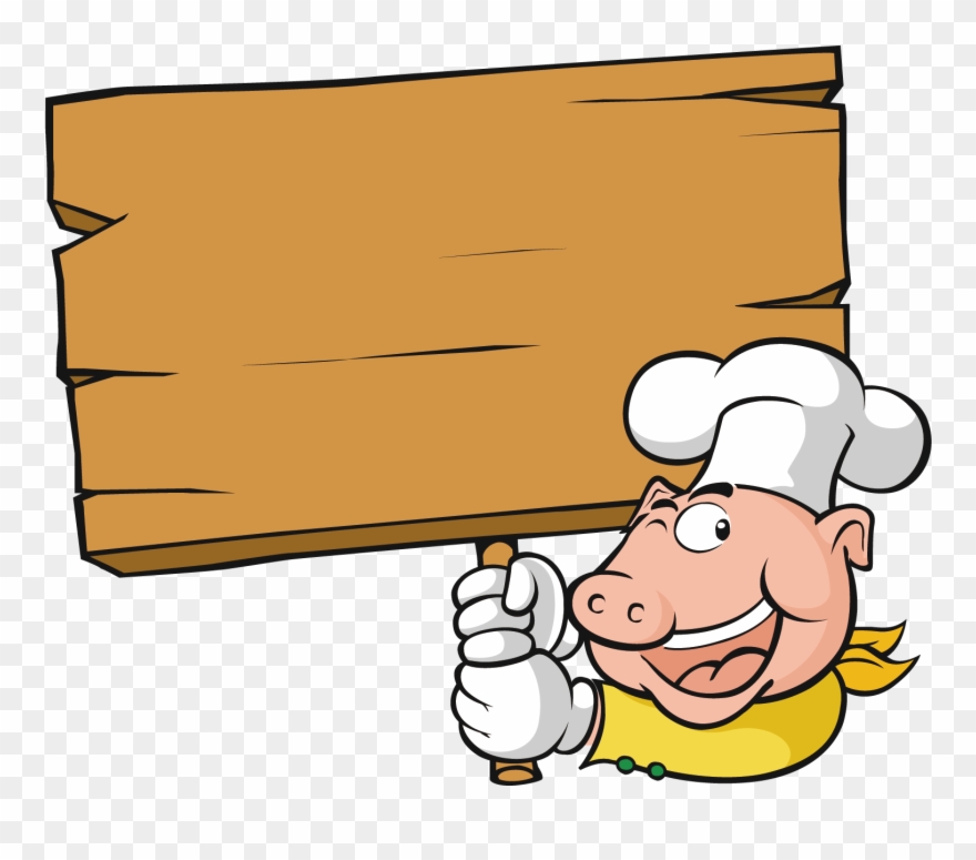 Cook Chef Designer - 举 牌 Clipart