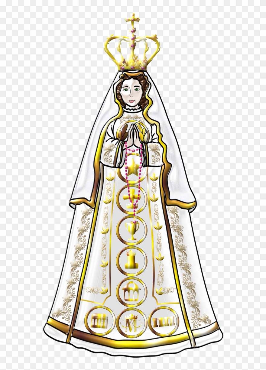 Virgin Mary, Catholic, Venezuela Flag, Fences, Flags, - Illustration Clipart
