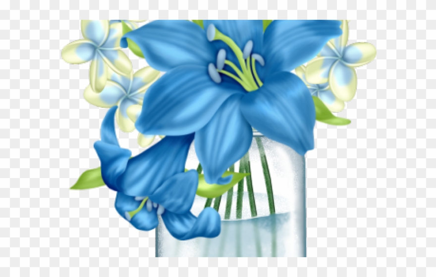 Blue Flower Clipart Flower Power - Friday - Png Download