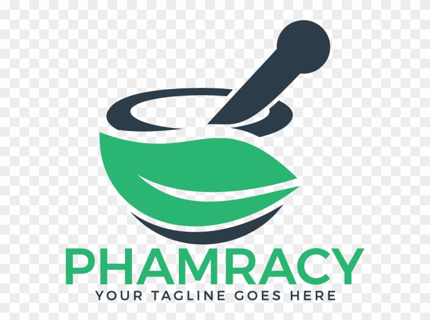 Natural Mortar And Pestle Logo - Graphic Design Clipart