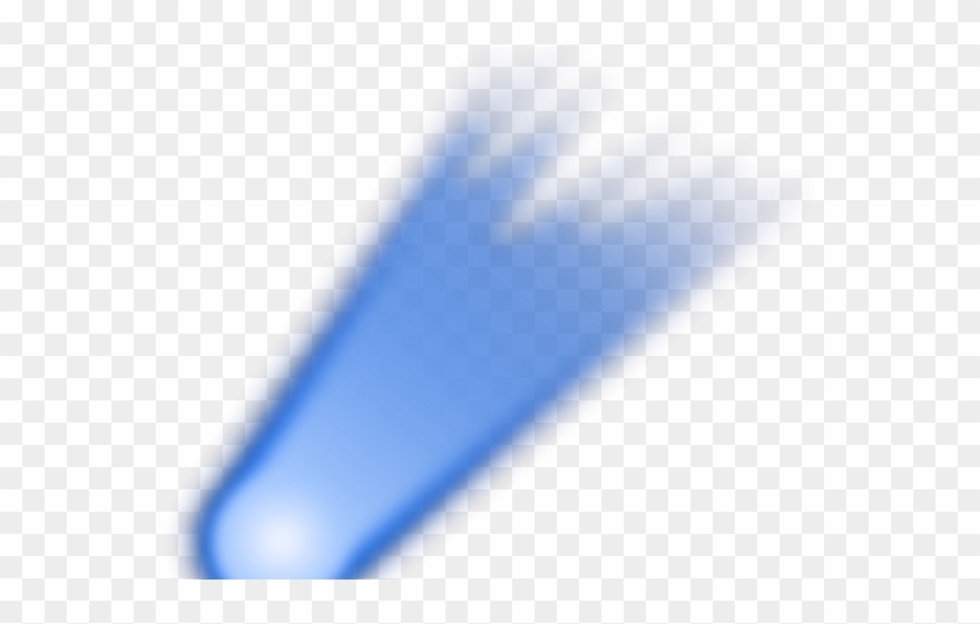 Meteor Clipart Comet - Majorelle Blue - Png Download