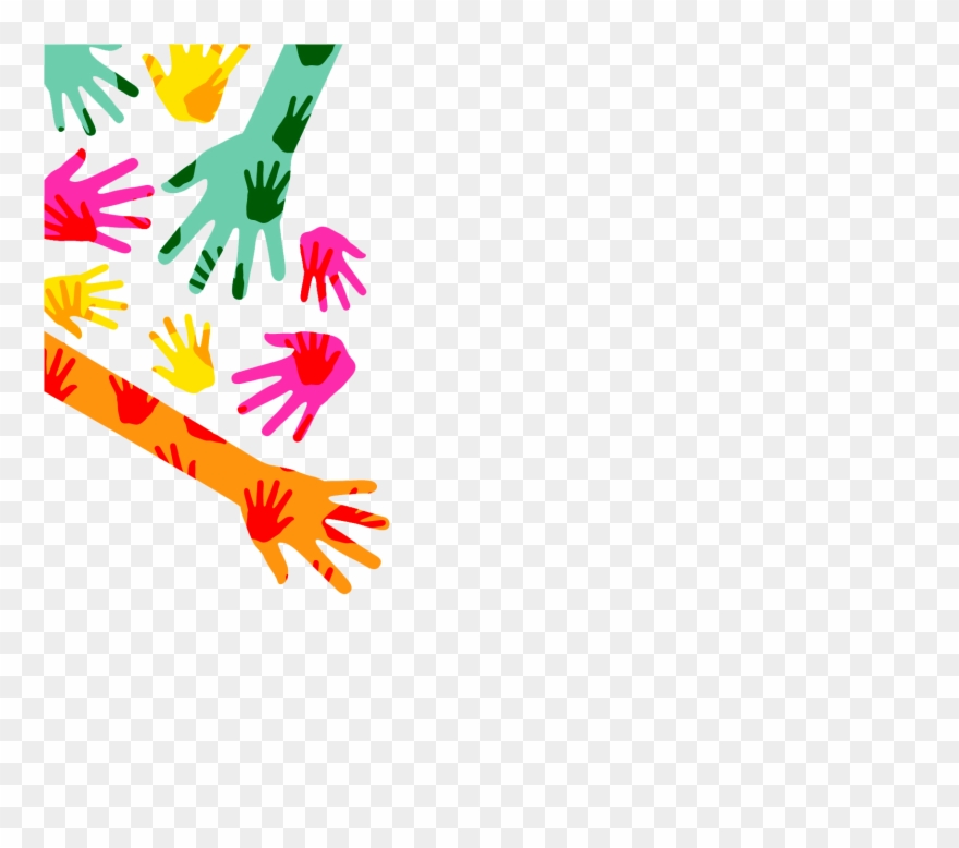 Colorful Hands Clipart Png Transparent Png