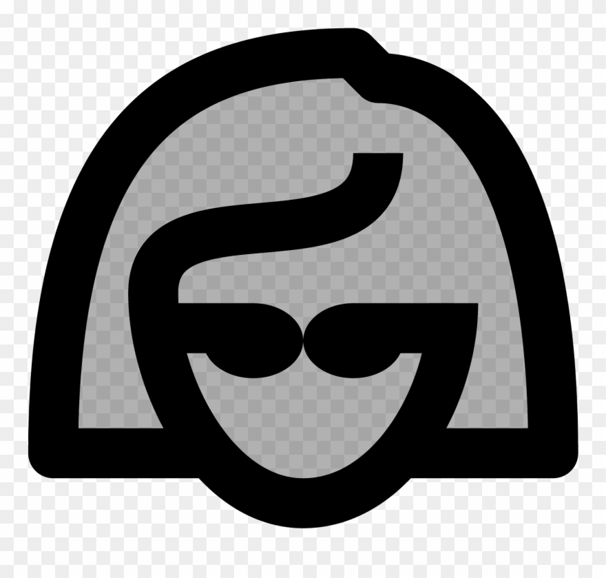 Vector Secret Female Agent - Sign Clipart