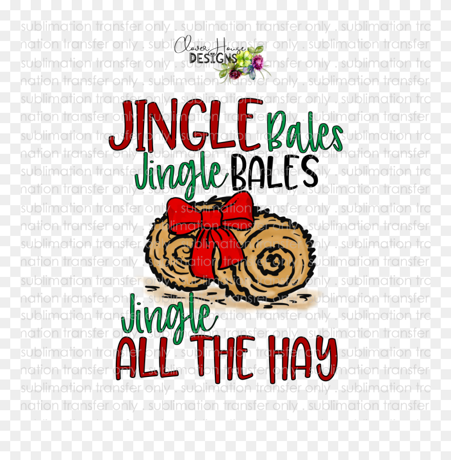 Jingle All The Hay - Poster Clipart