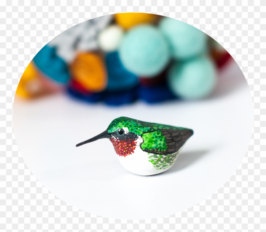 Ruby-throated Hummingbird Miniature One Wilderness Clipart