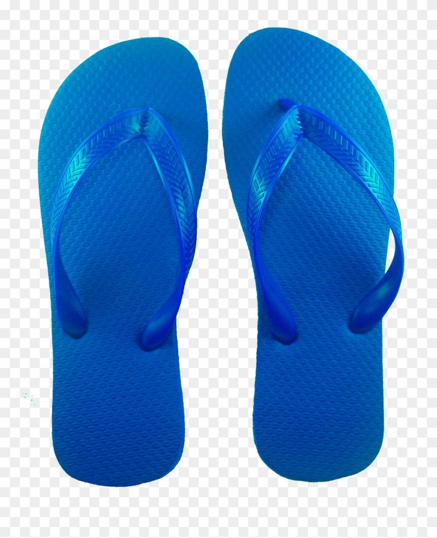 Royal Blue Flip-flop - Flip-flops Clipart
