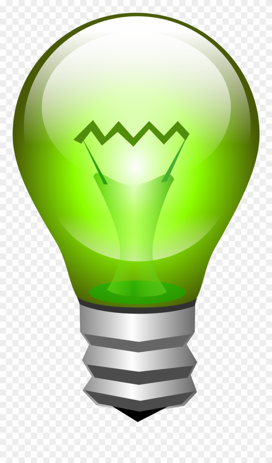 Best Logo Filebombilla Verde Green Lampsvg Ⓒ - Green Lamp Png Clipart