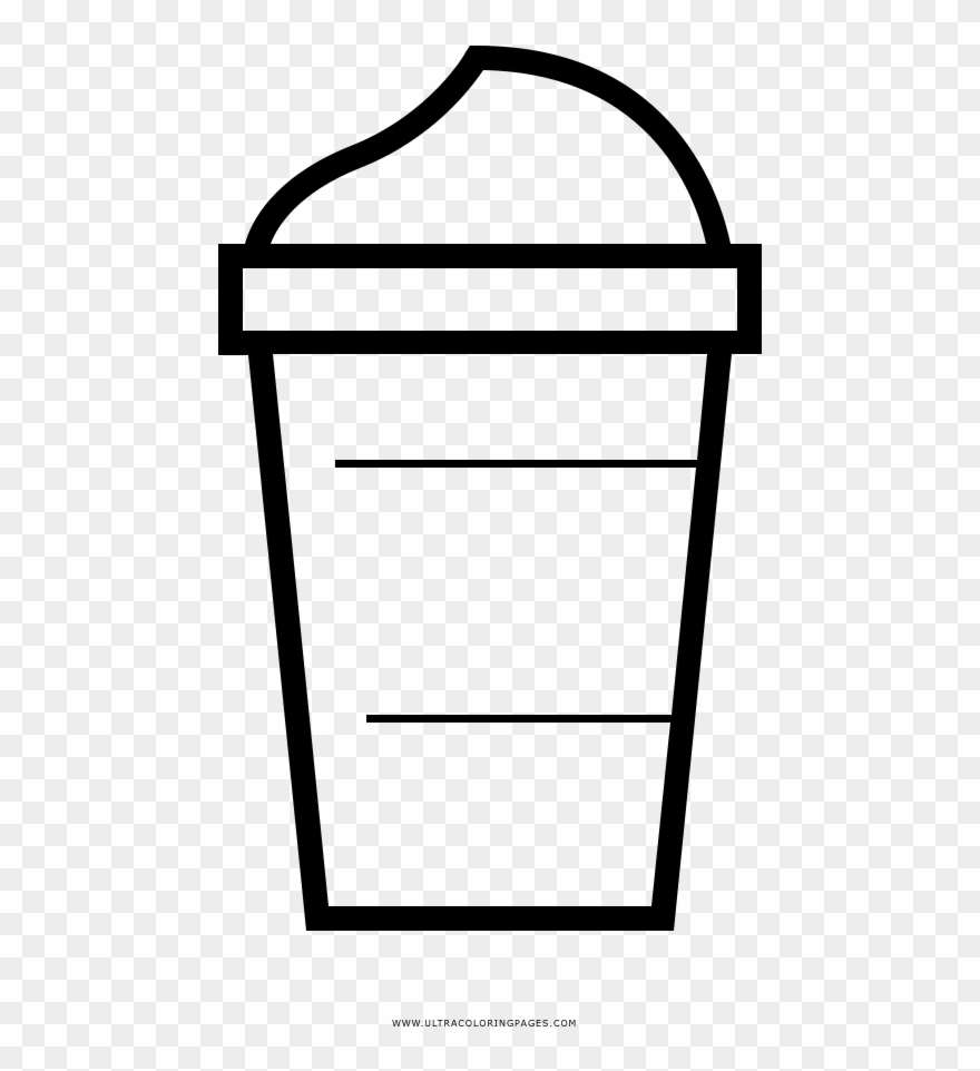 Latte Coloring Page - Trà Sữa Hy Tea Clipart
