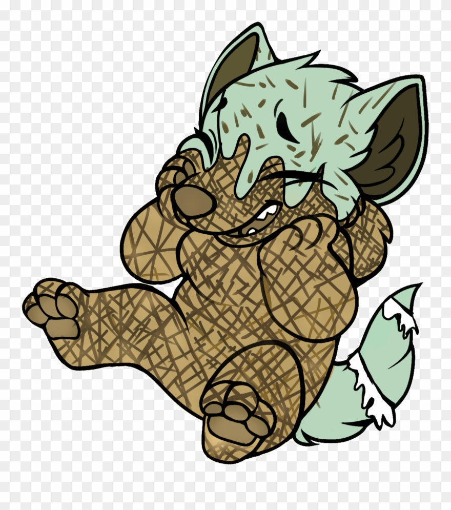Mint Icecream Hyena Clipart