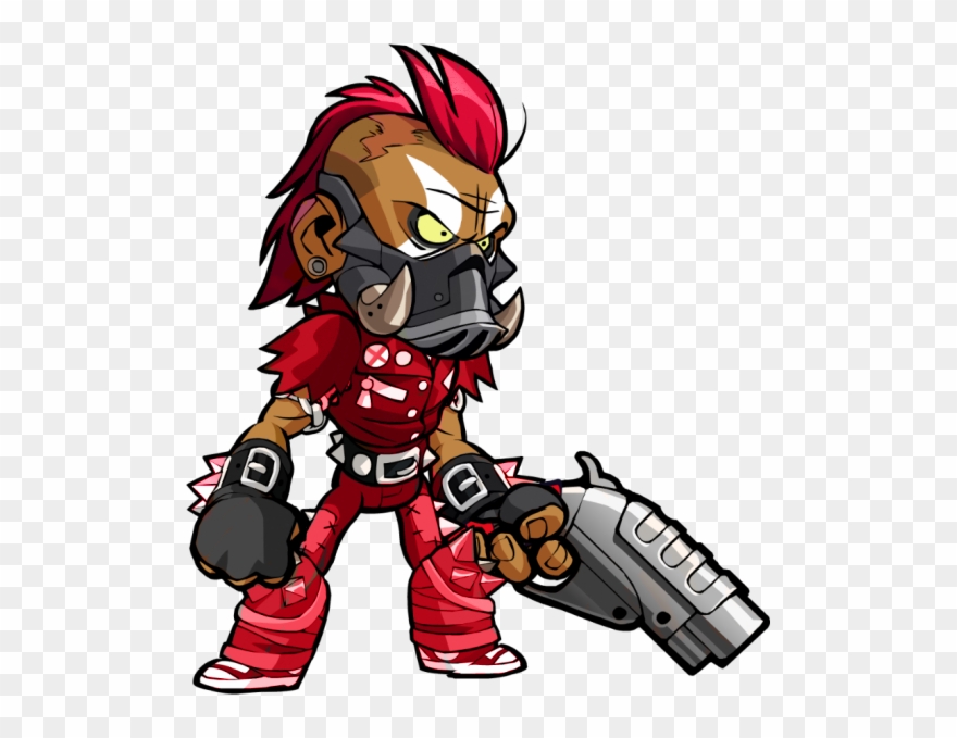 Bloodlust Colour Scheme - Cartoon Clipart