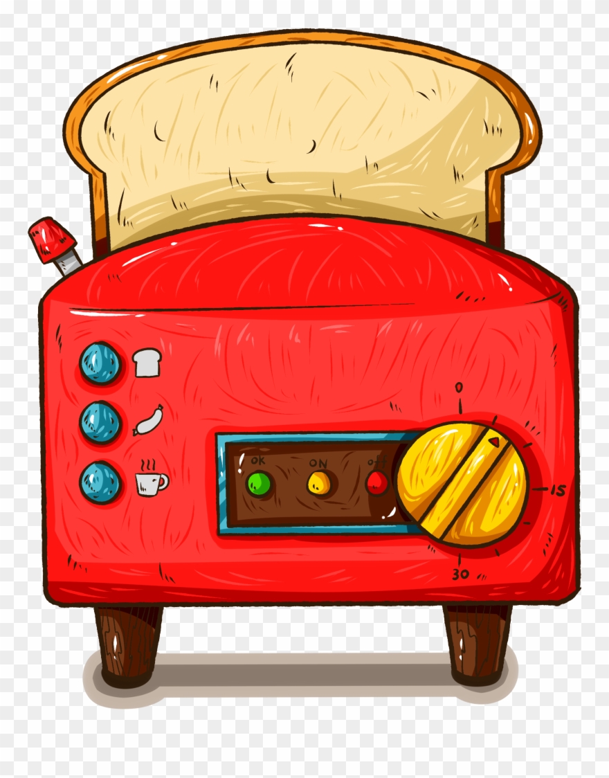 Peint À La Main Commercial Articles Ménagers Machine - صور الاجهزه الكهربائية كرتونية Clipart