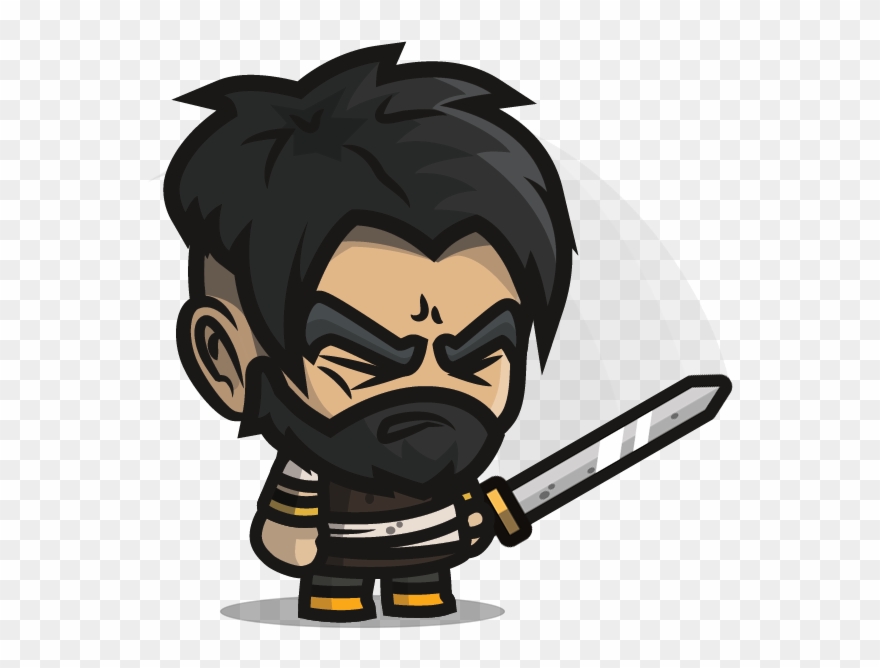 Beard Chibi Clipart