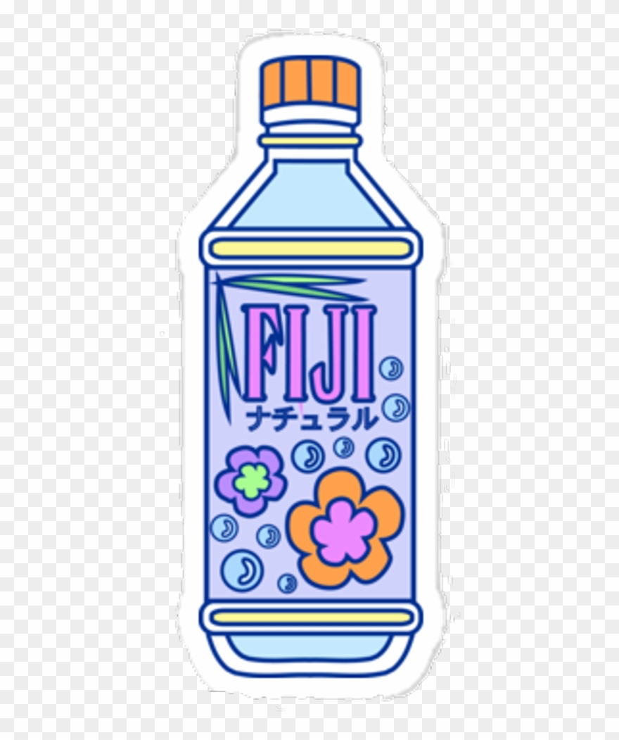 #fiji #bottle #water #pixel - Aesthetic Fiji Water Bottle Clipart