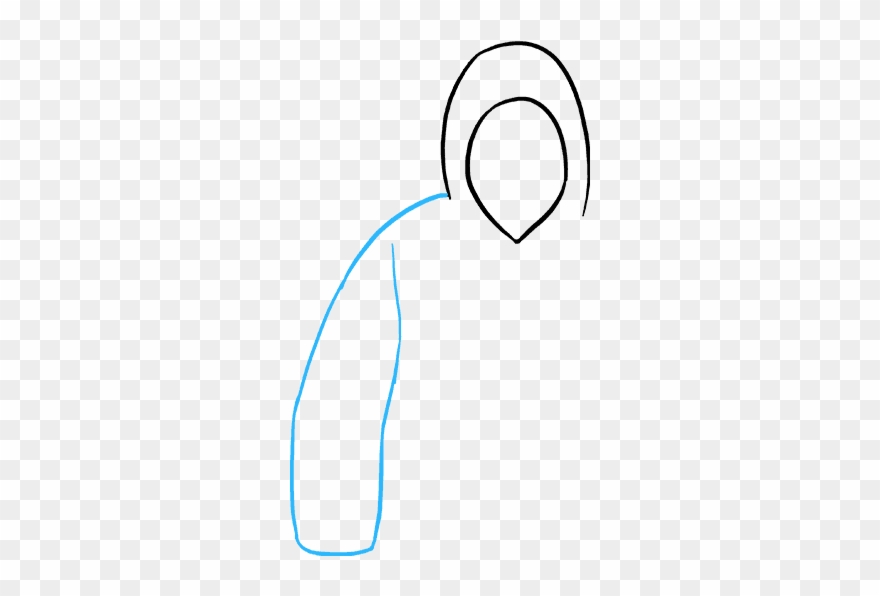 How To Draw Hoodie - Line Art Clipart