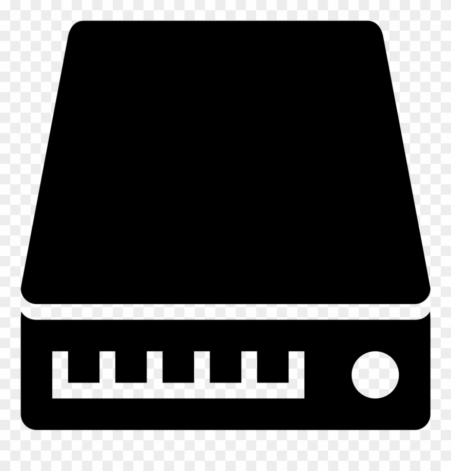 This Icon Is A 3-d Representation Of An External Hard - External Hard Disk Icon Png Clipart