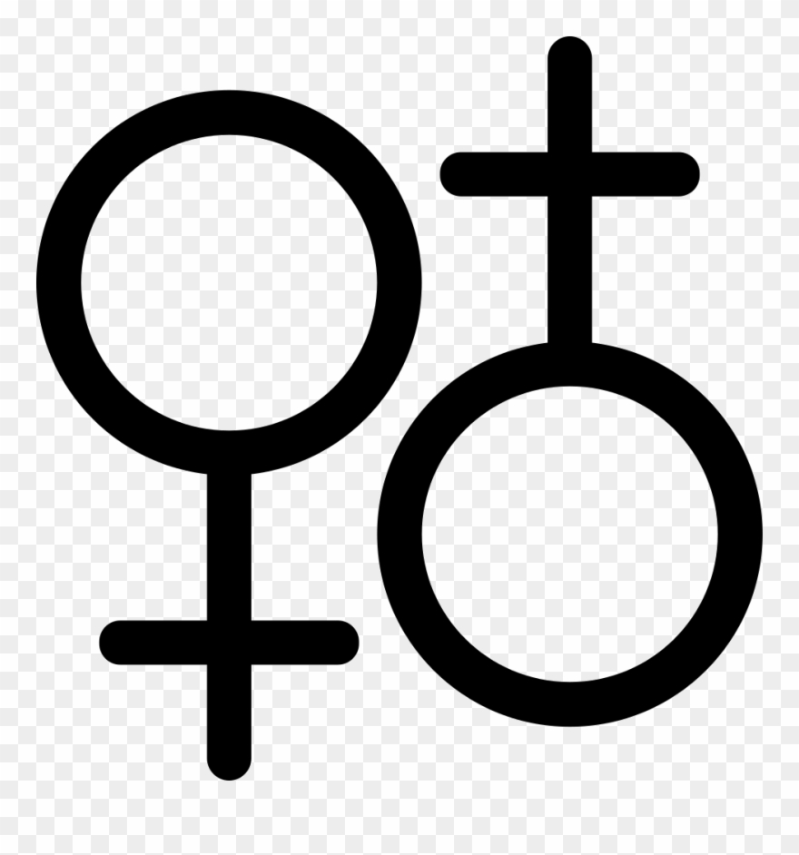 Svg Icon Free Download Transparent Background - Icon Gender Png Clipart