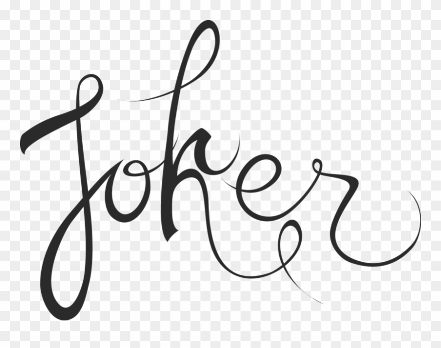 Joker Sidra Artesanal Tirada 0 - Joker Tipografia Clipart