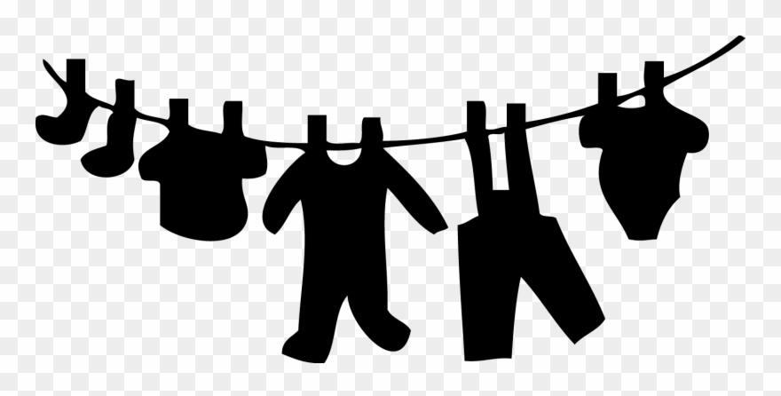 Baby Shower Clip Art Black And White - Black Baby Shower Clip Art - Png Download