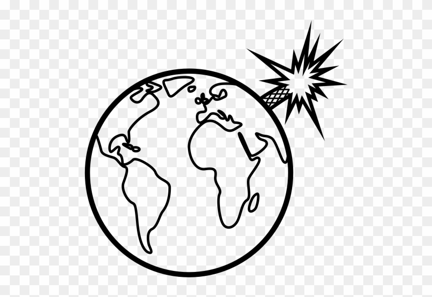 Tsunami Drawing Destruction - Line Art Clipart