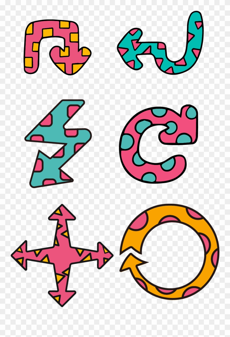 Color Style Personality Arrow Ai Vector 02 Png And Clipart