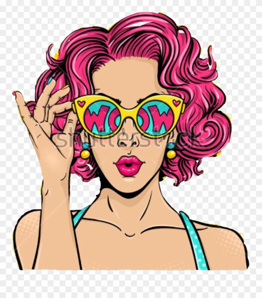 Popart Interesting Art Wow Finland Freetoedit Pop Art Woman Art Clipart Pinclipart